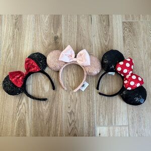 Disney Minnie Mouse Ears Mickey Headband. Women or Kids.